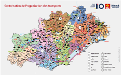 Visuel plan de la sectorisation du département