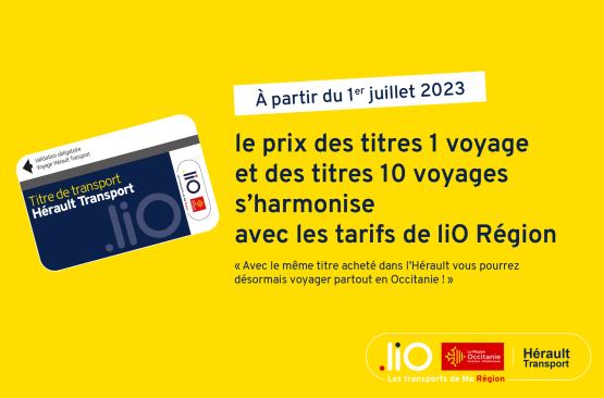 nouveaux tarifs